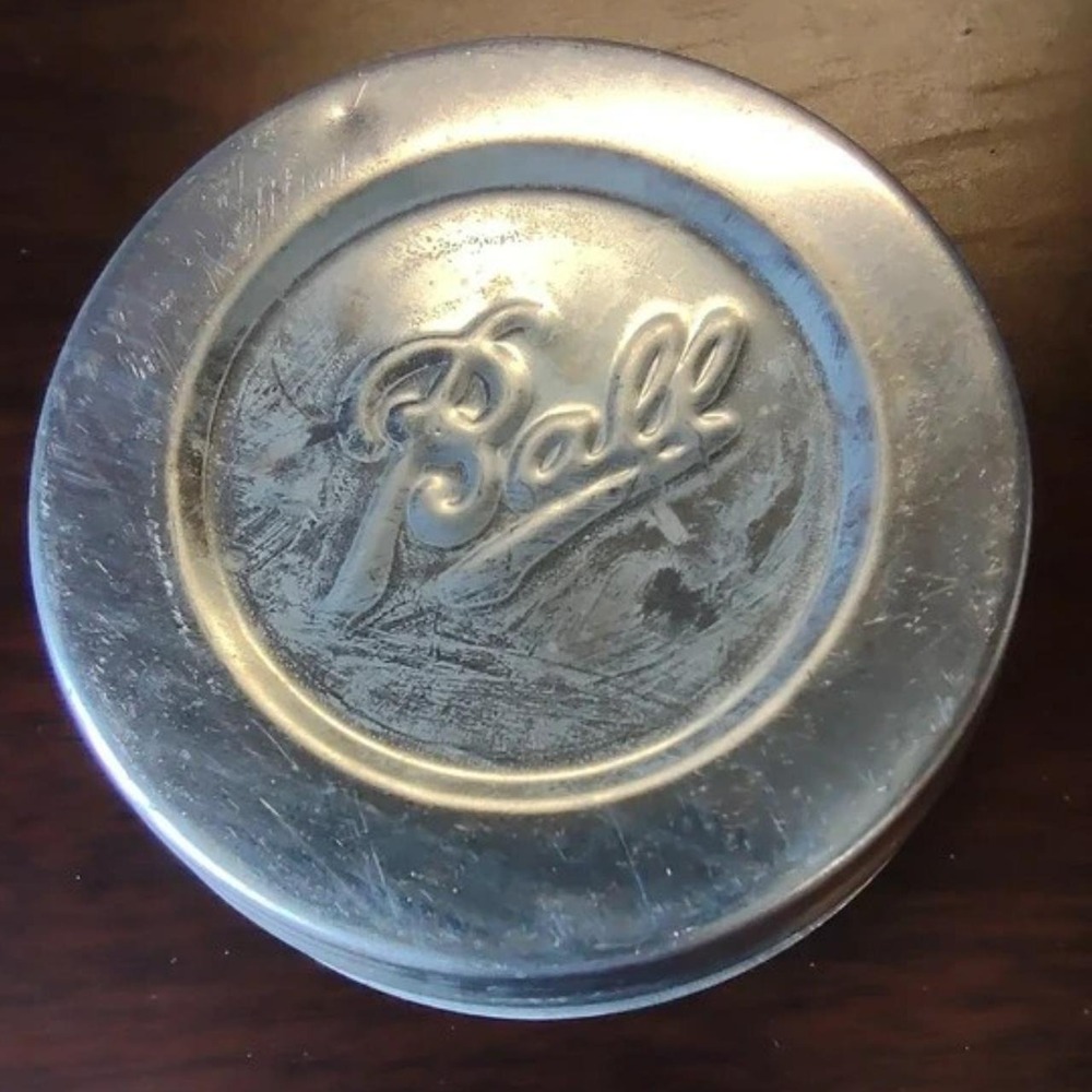 Vtg Ball zinc jar lid - unused.